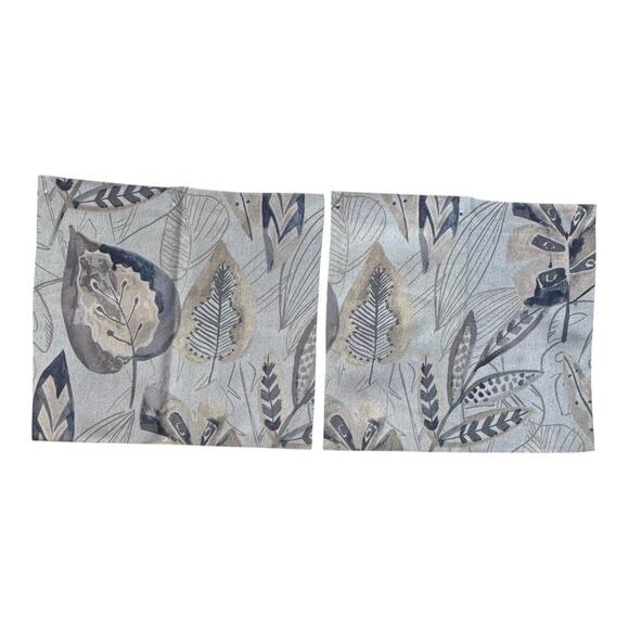 Upholstery Fabric squares 18" x 20" blue gray beige palette multi patterns - Picture 4 of 9